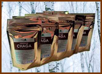 Chaga-Extrakt in Großpackung – 10 Beutel mit gefriergetrocknetem, sofort löslichem Chaga-Pulver