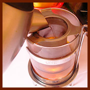 Chaga tea infusion